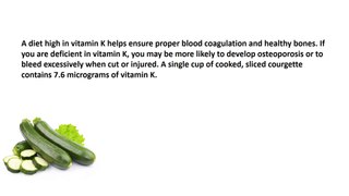 Zucchini nutrition, Zucchini  Health Benefits