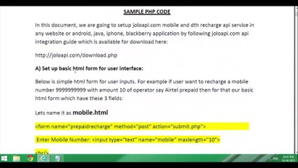How to integrate recharge API in PHP
