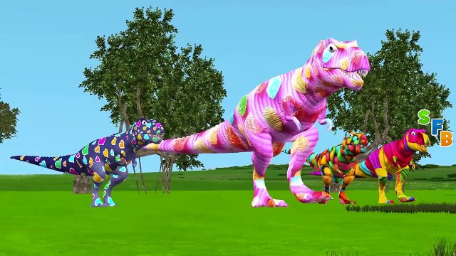 Животные мультфильмы Дети Семья палец для питомник рифмы |