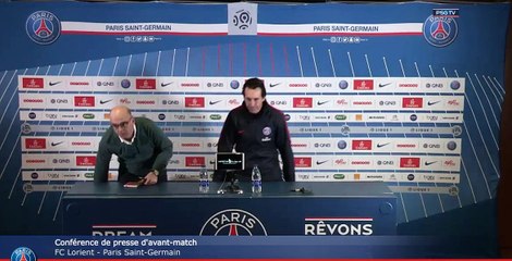 conf de presse Unai FCLPSG