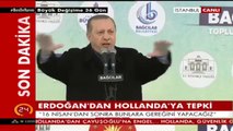 Erdoğan’dan Hollanda’ya: Bundan sonra senin uçakların Türkiye'ye nasıl gelecek