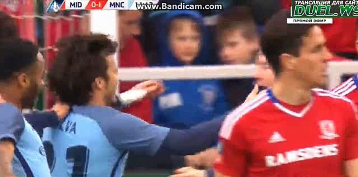 0-1 David Silva Great Goal HD - Middlesbrough F.C. vs Manchester City - FA Cup - 11/03/2017