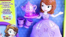 Sofia The First New Disney Play Doh Tea Party Set Sparkle Cans Dough TOY new - playdoh ic