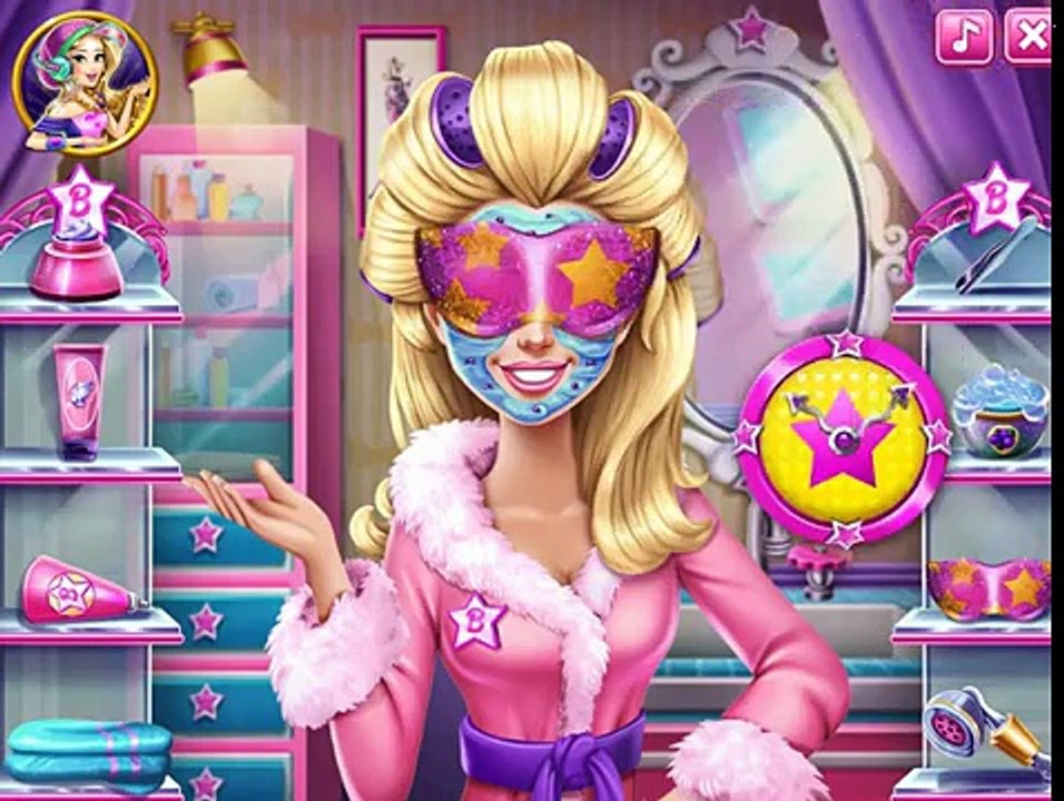 Super Barbie Makeover (Макияж для Супер-Барби) - прохождение игры