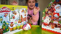 Christmas edition MLP Maxi Kinder egg, Play Doh and Kinder Surprise Advent Calendar Day 3