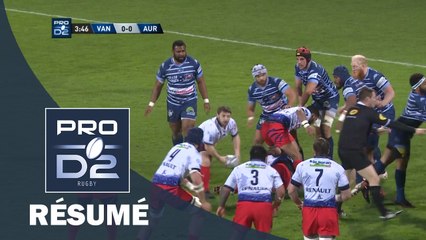 PRO D2 - Résumé Vannes-Aurillac: 26-15 - J24 - Saison 2016/2017