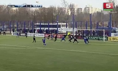 Mikhail Gordejchuk Goal HD - Zhodino 1-3 BATE 11.03.2017