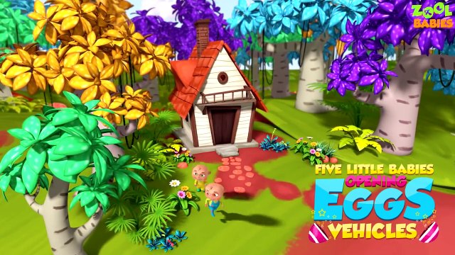 Five Little Babies Playing With Ball Machine - JamJammies Kids Songs & Rhymes By Videogyan