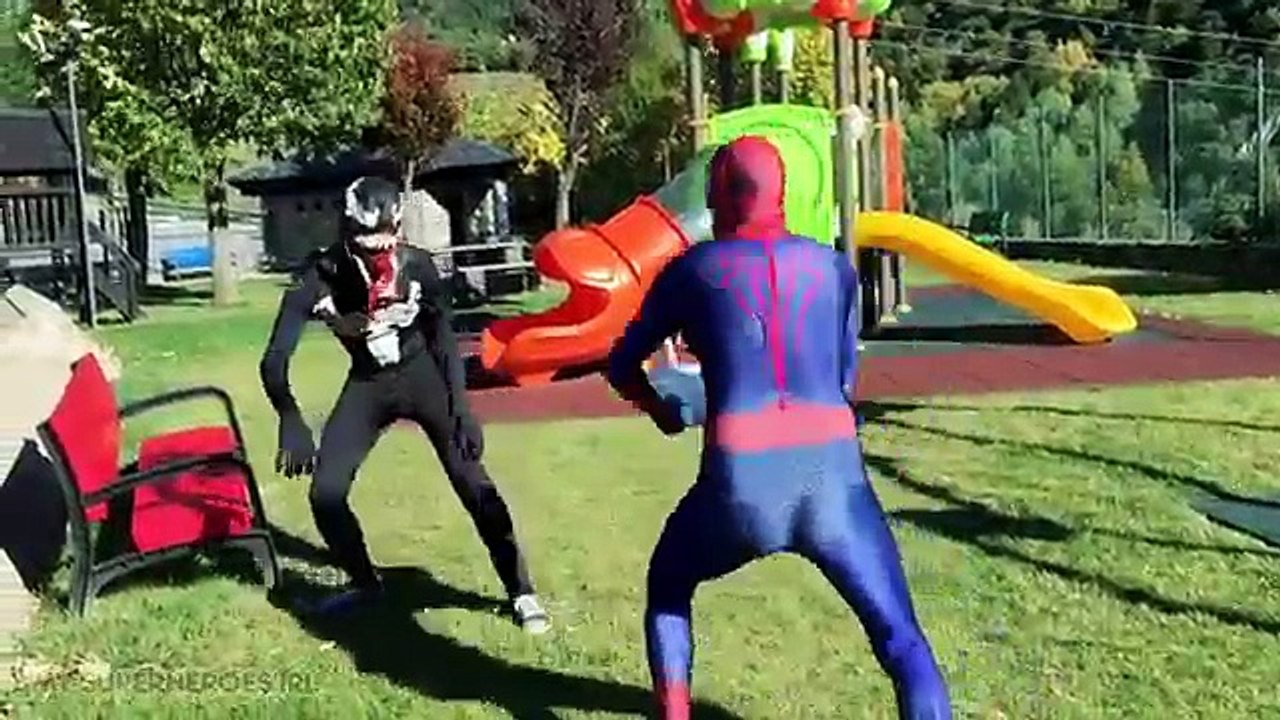Spiderman Vs Duck Vs Hulk Vs Joker Vs Venom! - Fun Superhero Movie In Real Life