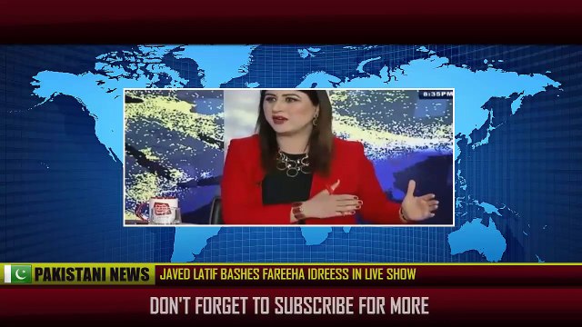 Javed Latif Bashes Fareeha Idrees In Live Show After Chitroled by Faisal Wada