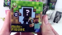 Minecraft Hangers Blind Bag and Mini Figure Blind Box Opening!