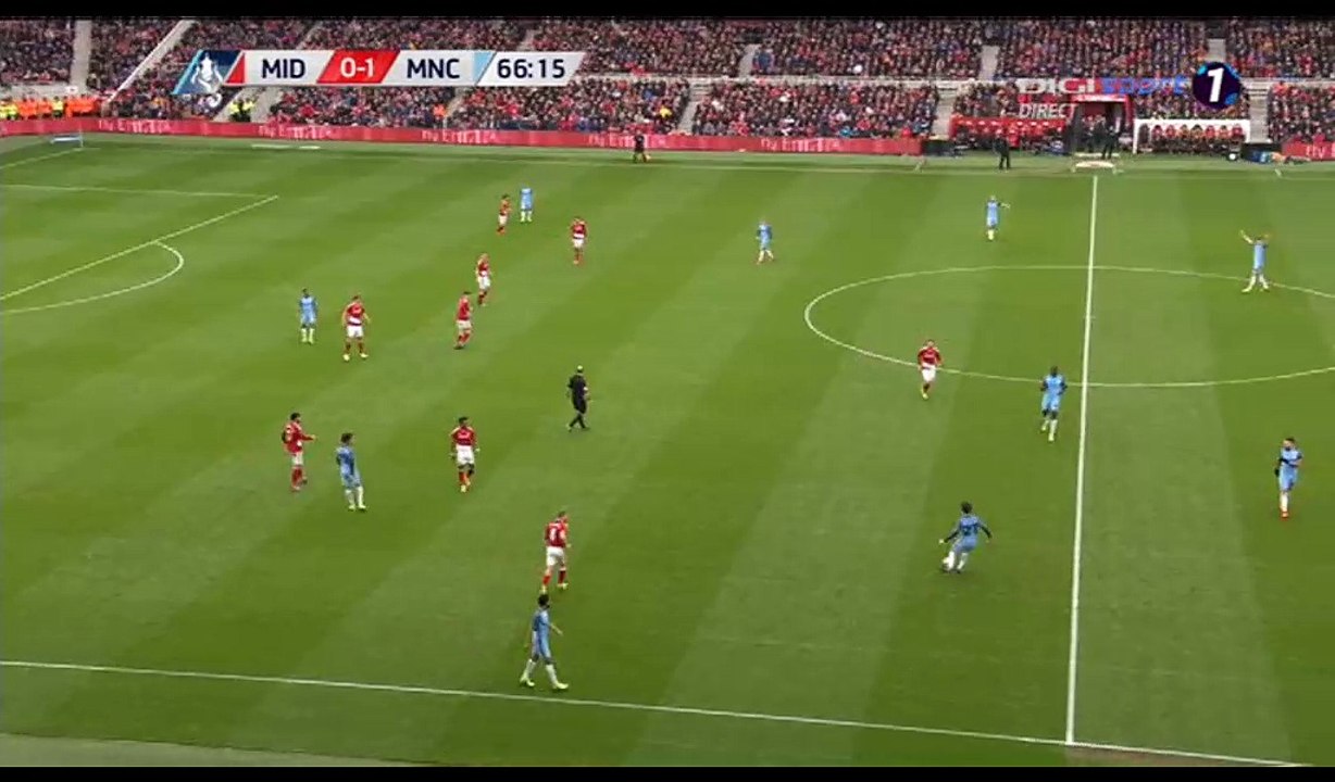 Sergio Aguero Goal HD - Middlesbrough 0-2 Manchester City - 11.03.2017