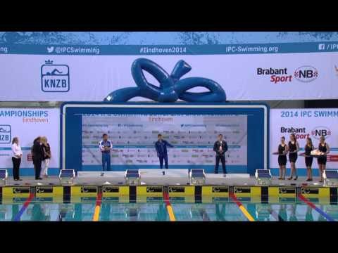 Men's 200m individual medley SM7 | Victory Ceremony | 2014 IPC Swimming European Championships