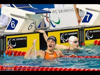 Women's 100m breaststroke SB14 | Heat 2 | 2014 IPC Swimming European Championships Eindhoven
