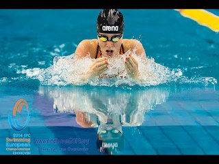Women's 100m breaststroke SB14 | Heat 1 | 2014 IPC Swimming European Championships Eindhoven