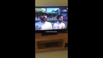 Check out yasir shahs funny reaction on australian lady singing pakistani national anthem