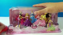 7 Disney Princess Figurine Playset 2 Review - Rapunzel Mulan Pocahontas Ariel Belle Aurora