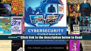 Download Cybersecurity and Cyberwar What Everyone Needs to Know PDF Best Collection