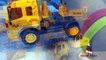 UNBOXING HERACLES BUILDED TRUCK MIGHTY MACHINES CEMENT TRUCK AND CRANE AND SIGNS WITH CAT VEHICLES-UxQZlZUnMGw