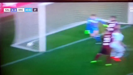 Donnarumma Goal - Salernitana vs Brescia 2-0  11.03.2017 (HD)