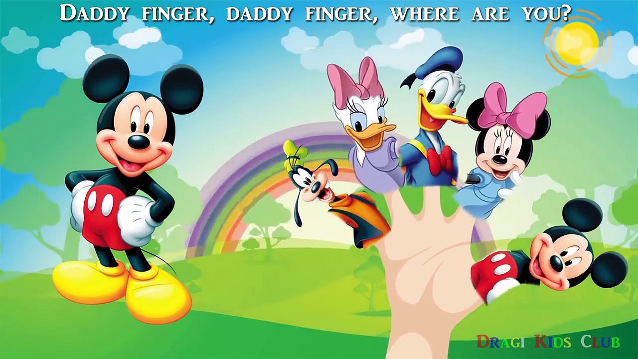 Mickey Mouse Into Mermaid Finger Family Songs - Nursery Rhymes Songs For Children