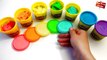 LEARN COLORS How to Make Play Doh Rainbow Paint Palette Fun & Easy Play Dough Art!