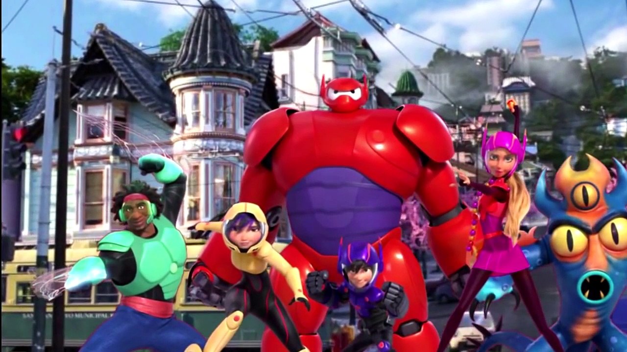 Hero finger family Big Hero 6 Baymax, Hiro, Gogo,Honey cartoon theme song Finger Family