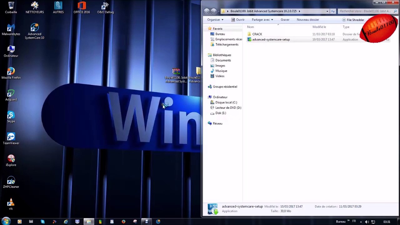 Iobit Advanced Systemcare 10.2.0.725 : Nettoie et Optimise votre PC