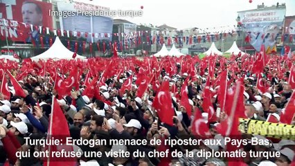 Crise entre la Turquie et Pays-Bas: Erdogan menace de riposter
