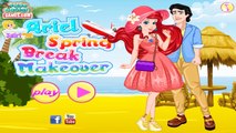 Ariel Spring Break Makeover - Disney Princess Ariel Makeup and Dress Up Games