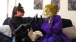 Бэтмен Женщина-кошка весело в в в в джокер похищенный жизнь кино реальная супергерой против Batdog