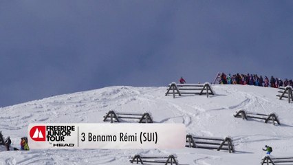 Remi Benamo - 3rd Snowboard Men - Freeride Junior Fieberbrunn 2017