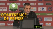 Conférence de presse Gazélec FC Ajaccio - ESTAC Troyes (3-1) : Jean-Luc VANNUCHI (GFCA) - Jean-Louis GARCIA (ESTAC) - 2016/2017