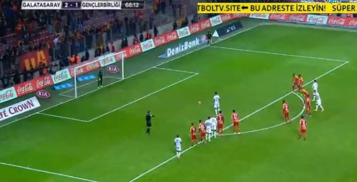 Selcuk Sahin (Penalty) Goal HD - Galatasaray	2-2 Genclerbirligi 11.03.2017