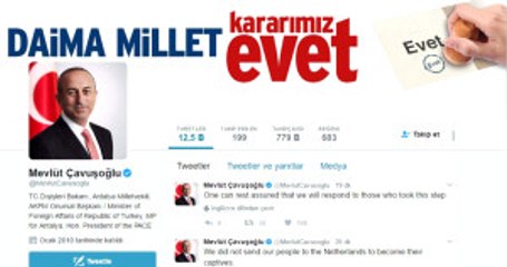 Çavuşoğlu: Vatandaşlarımızı Hollanda'ya Esir Olsun Diye Göndermedik