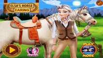 Elsa Horse Caring - Disney princess Frozen - Game for Little Girls