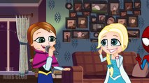 Superhero & Frozen Cartoon for Kids - Spiderman Karaoke Party with Disney princess Elsa-SQZoDLXPIuQ