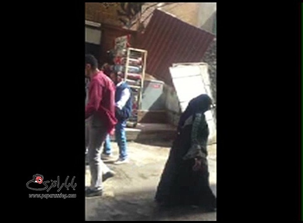 كواليس تصوير مشهد من مسلسل هيفاء وهبي الجديد "الحرباية"