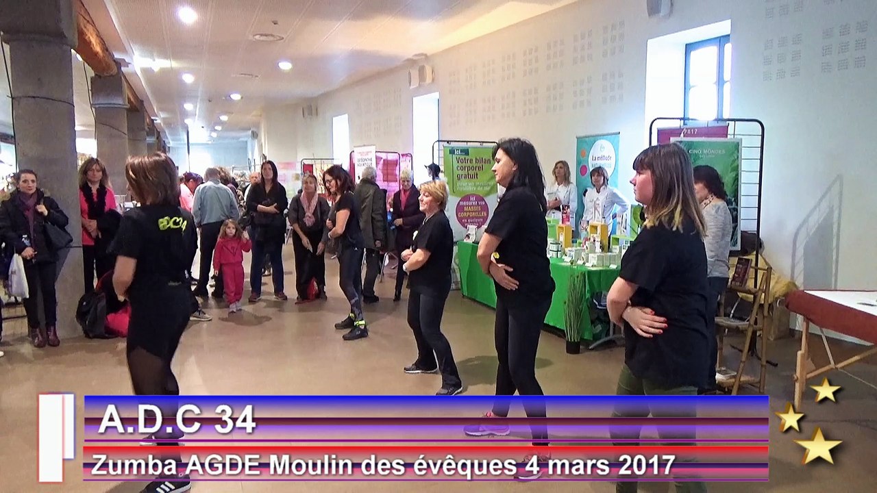 Zumba -  4 mars 2017 - AGDE moulin des Évêques animation
