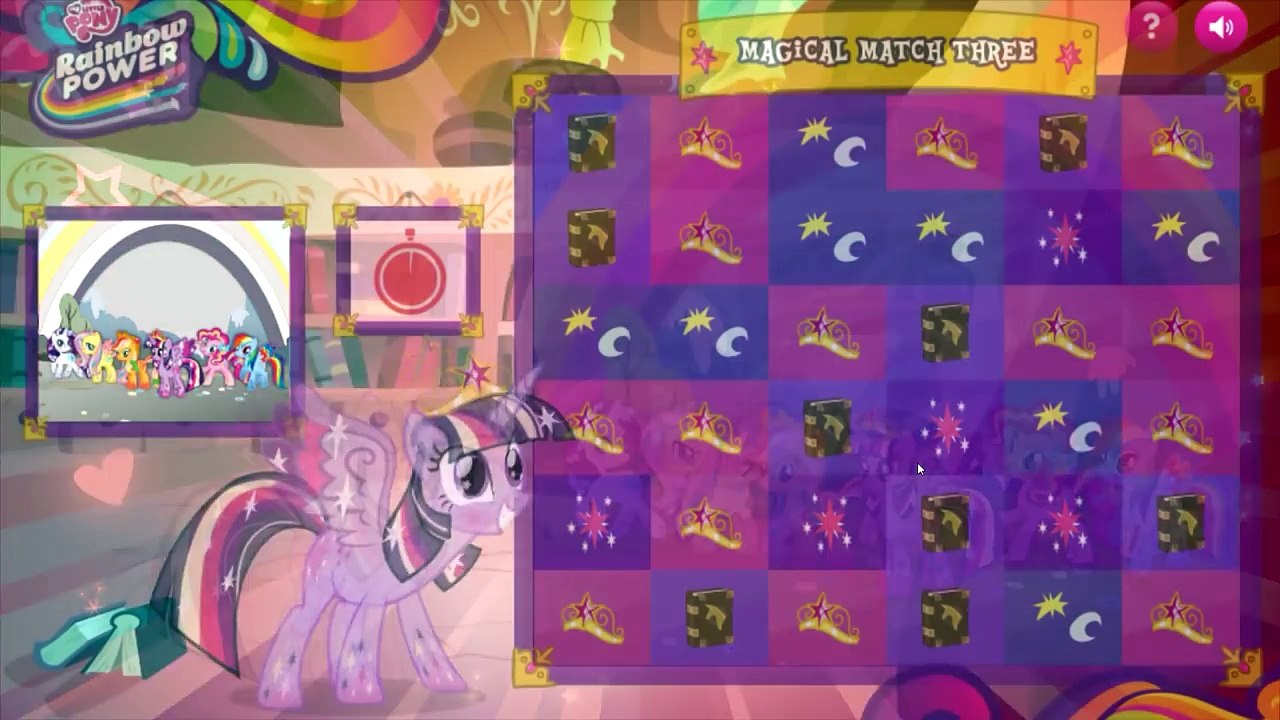 Для полный игра Дети мало Волшебный совпадение мой Мы пони три видео MLP HD 3D
