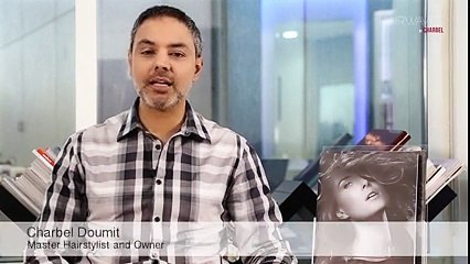 Simple Steps to make a charming hairstyle at home with the master stylist Cahrbel Doumit