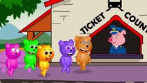 Mega Gummy Bear Crying Gumball Machine Finger Family Song For Kids Gummybear Colors Cartoo