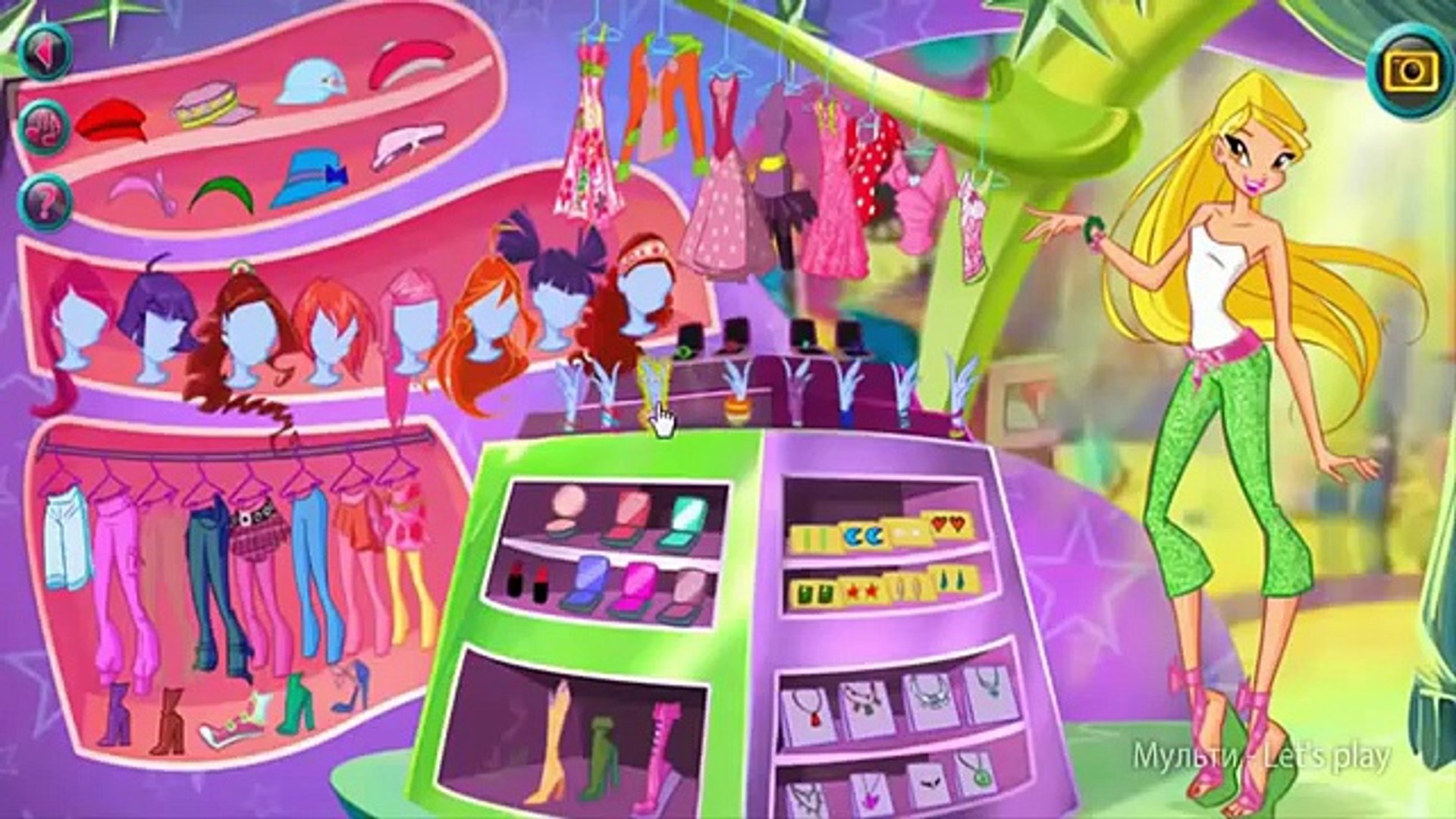 ⁣Винкс Winx прохождение игры, игры для девочек 3 игры подряд
