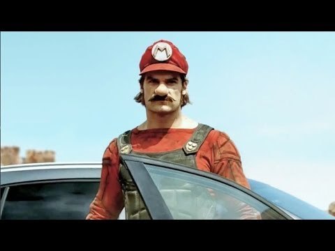 Mario en Merco pour MARIO KART 8 (Mercedes Benz Trailer)