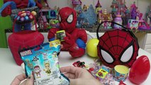 SPIDERMAN GIANT EGG SURPRISE TOYS for Kids w/ Spidey IRL Bubbles Gross Slime Christmas Toy