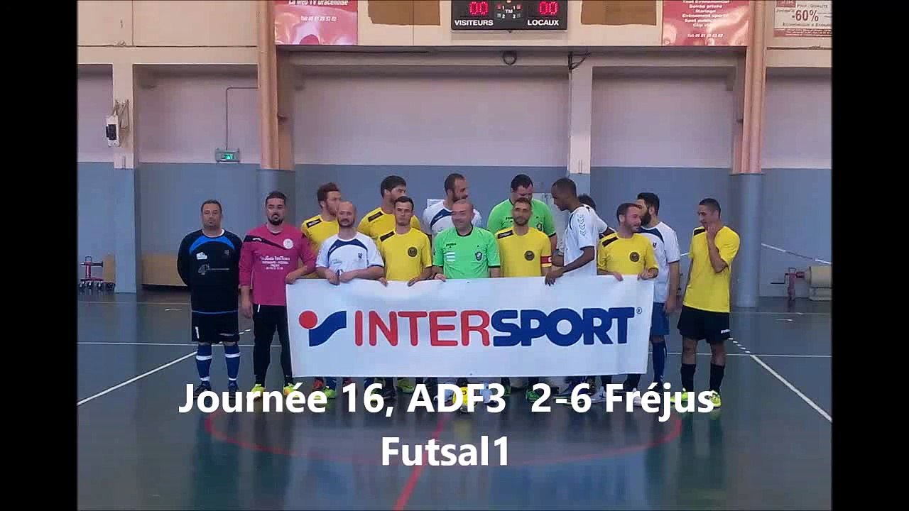 J. 16 ADF3  2-6 Fréjus Futsal1
