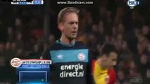 Siem de Jong  Penalty Goal HD - Go Ahead Eagles 0-1 PSV 11.03.2017 HD