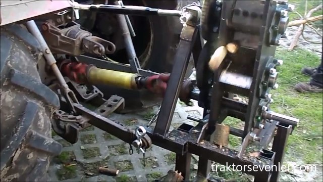 Muhteşem odun bölme sistemi