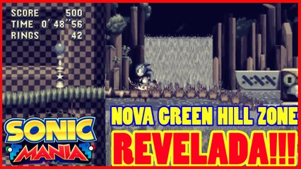 DIVULGADO O SEGUNDO ATO DE GREEN HILL ZONE NO SONIC MANIA