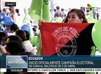 Inicia formalmente en Ecuador la campaña rumbo electoral al ballotage